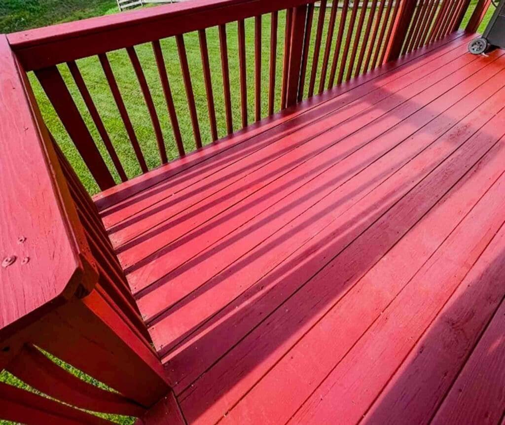 deck staining and painting